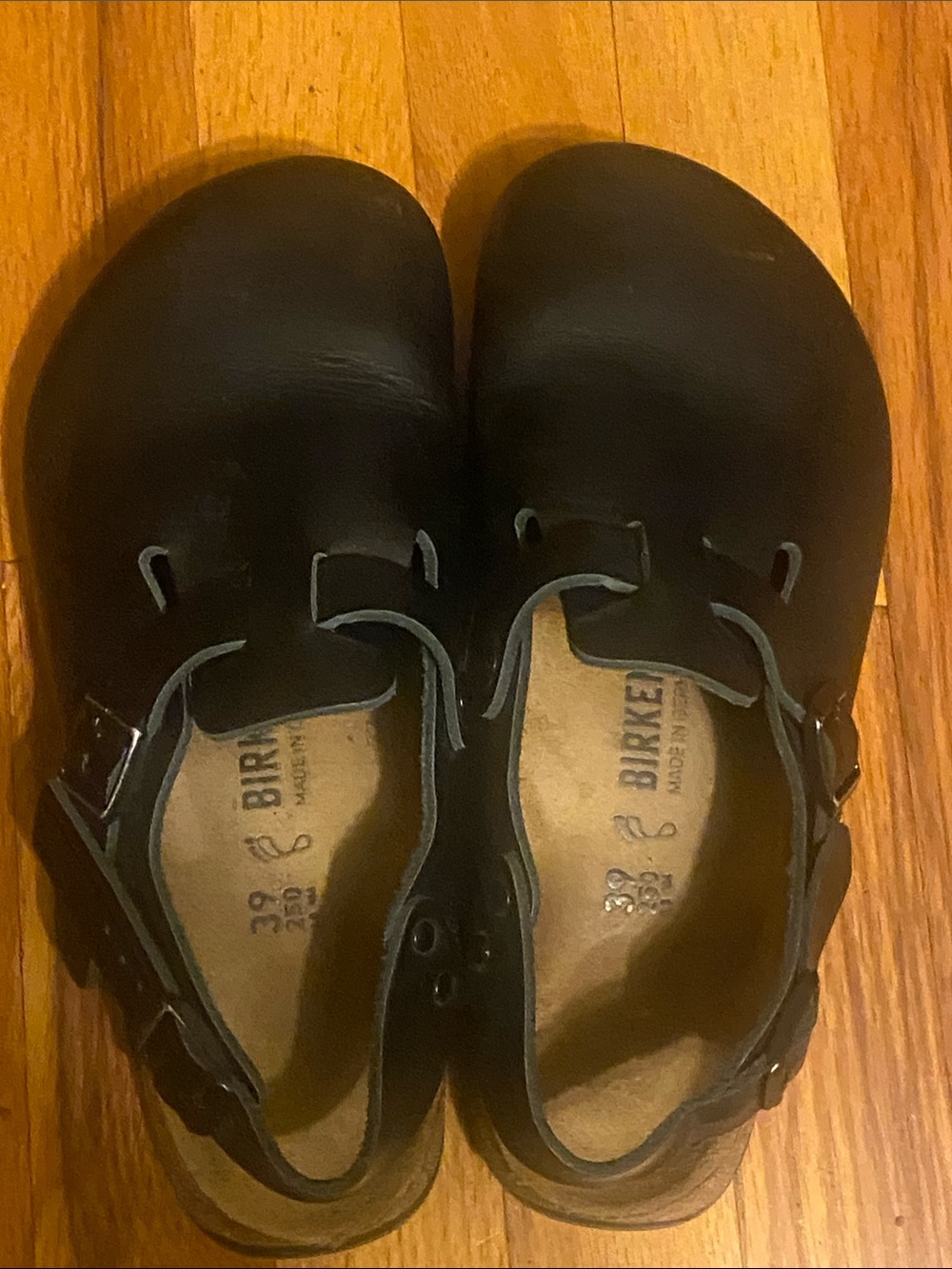 Birkenstock Tokio Super Grip Clogs Black Size 8-8.5 EUR 39 EUC - Picture 9 of 15